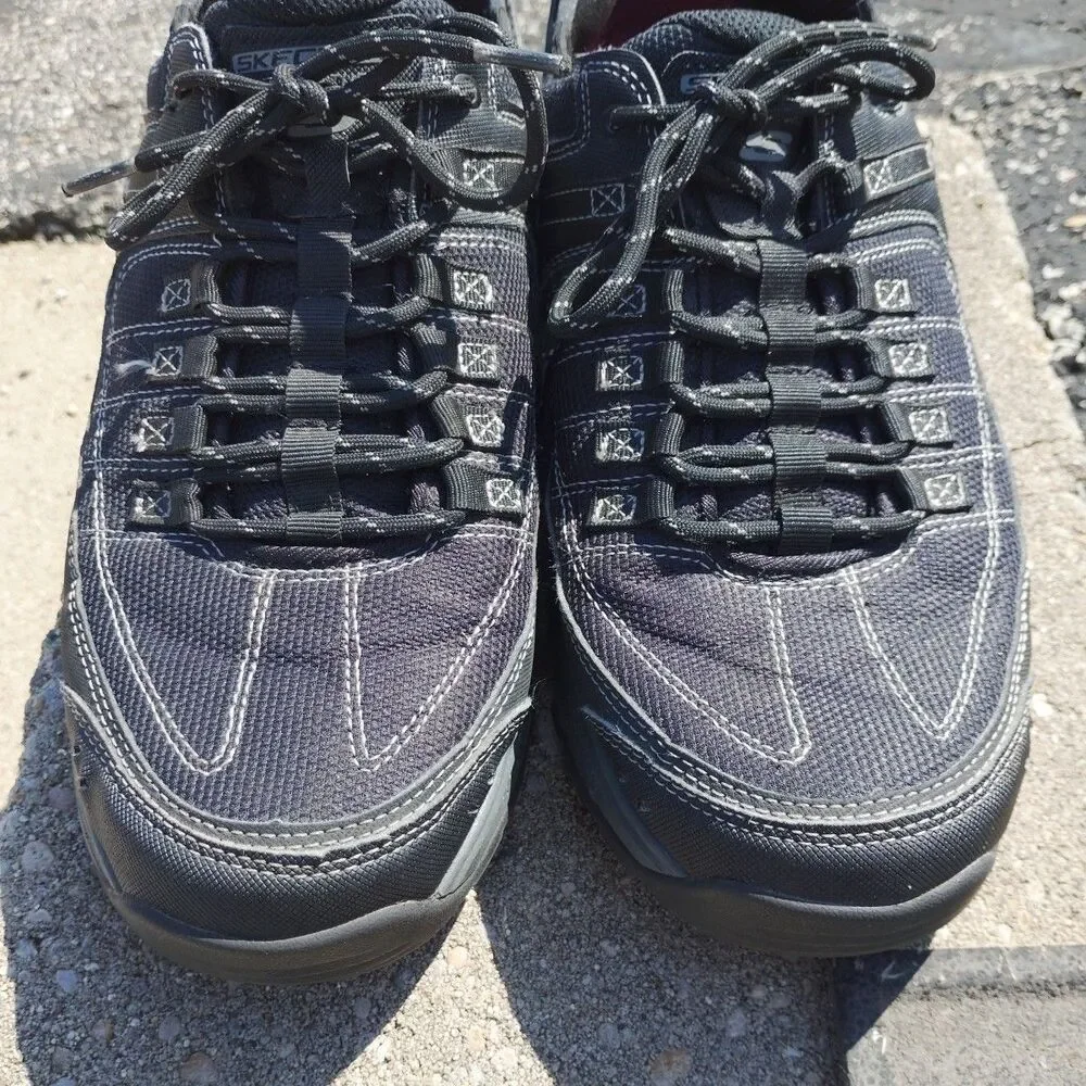 Skechers Mens Sz 13 Sneakers Shoes Hands Free Slip-ins Summits Black 237622